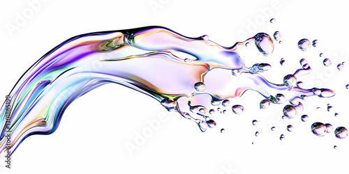 3D Abstract Background - Ir...