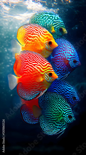 Illustration Colorful Discu...