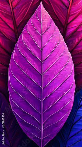 Illustration Vibrant Purple...