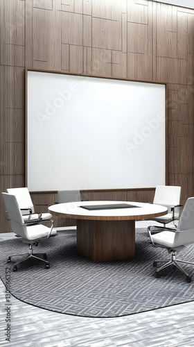 3D Illustration Modern Conf...