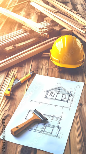 Photo Home Construction Blu...