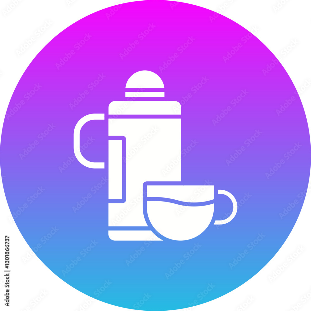 Obraz premium Thermos Icon