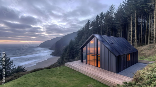 Photo Modern Cabin Ocean Vi...
