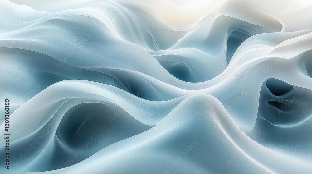 Obraz premium Abstract Blue and White Fabric Texture