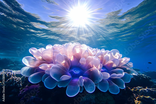 Photo Underwater Coral Reef...