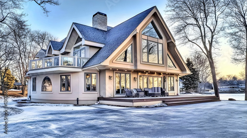 Photo Modern Lakeside Home ...