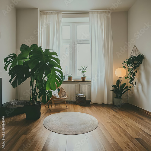 Photo Cozy Living Room Inte...