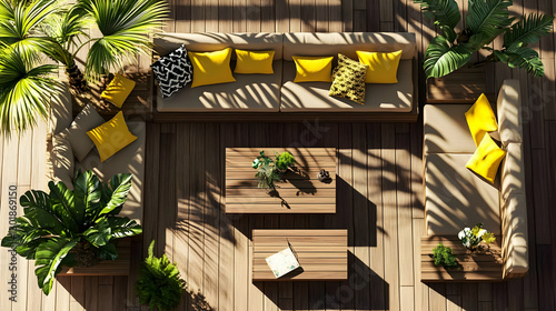 3D Illustration-Outdoor Pat...