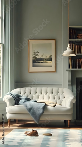 Illustration Cozy Living Ro...