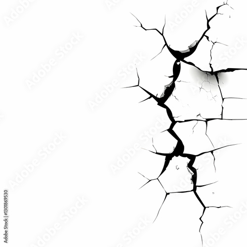 Illustration of Cracked Sur...