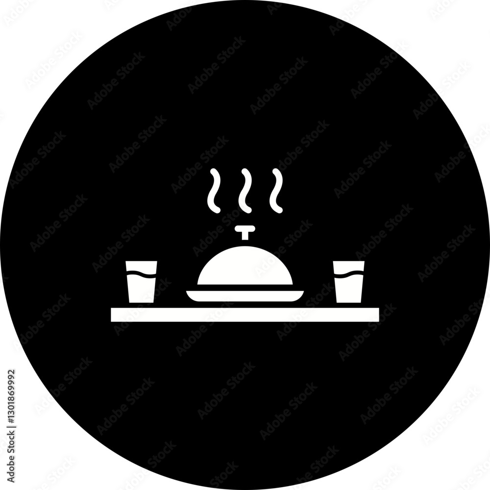 Fototapeta premium Dinner Icon