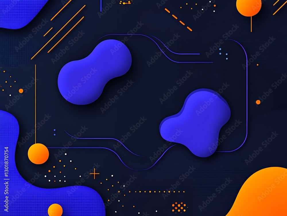 Playful Abstract Design Featuring Geometric Shapes and Vibrant Color Palette Playful Abstract Design Featuring Geometric Shapes and Vibrant Color Palette