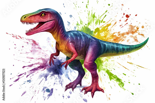 Illustration - Colorful Din...