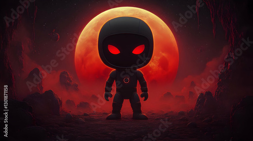 3D Illustration - Astronaut...