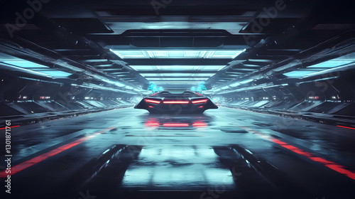 3D Illustration Futuristic ...