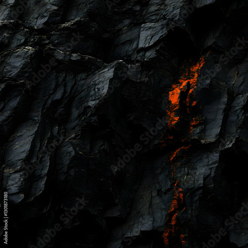Dark Rock Face Photo - Oran...