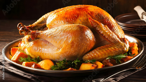 Roasted Chicken with Root V...