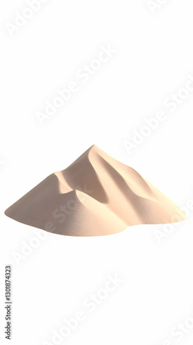 3D Sand Dune Illustration -...