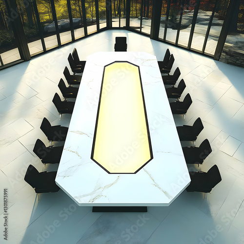 3D Illustration Modern Conf...