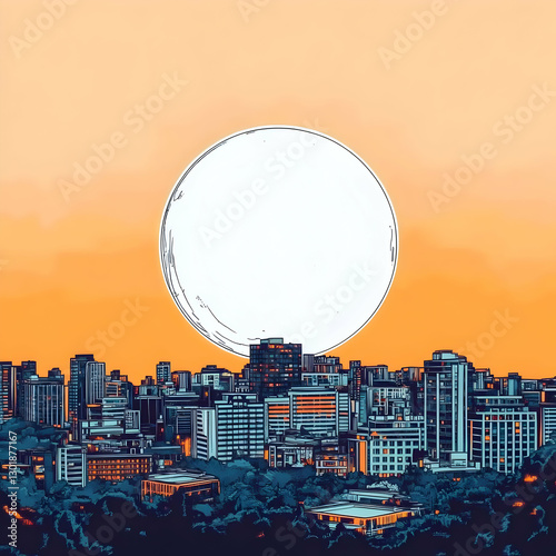 Illustration - Cityscape Su...