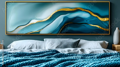 Abstract Illustration- Blue...