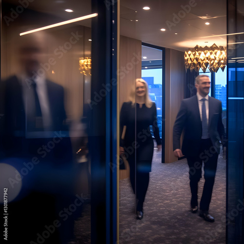 Photo - Businesspeople Walk...