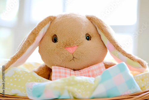 Adorable Plush Bunny Toy Il...