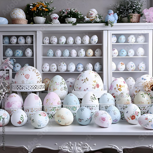 Photo: Easter Eggs Decorati...