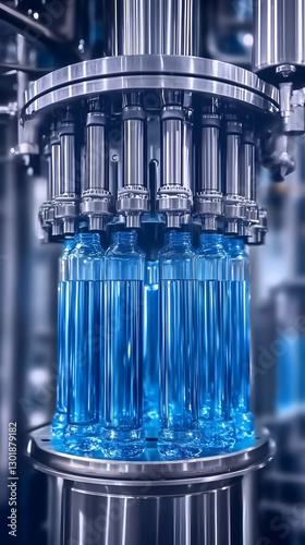 Photo Automatic Bottling Li...