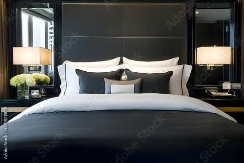 Photo Modern Bedroom Interi...