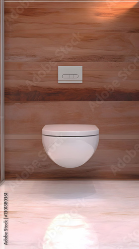 3D Illustration Modern Bath...