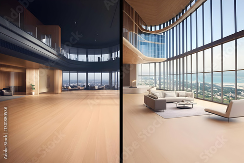 Modern Highrise Interior 3D...