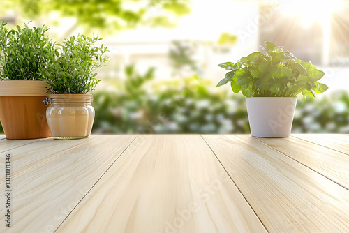 Photo Background Wooden Tab...