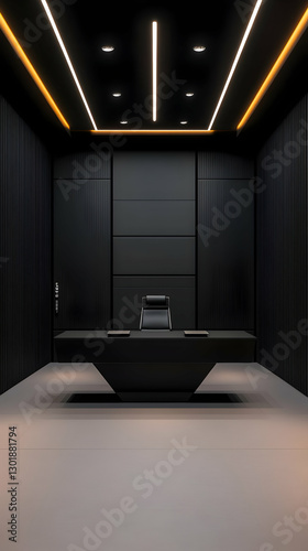 3D Illustration Modern Offi...