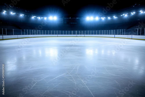 Photo Empty Ice Rink Arena ...