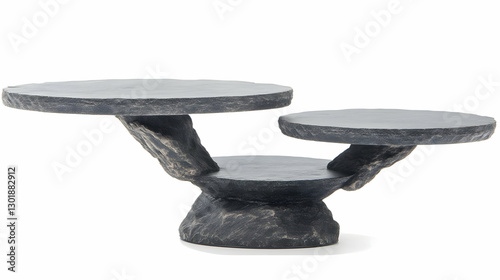 Photo: Three-Tiered Black S...