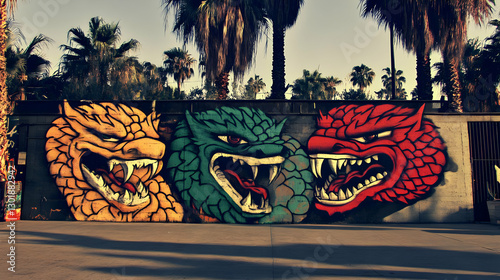 Photo of Dragon Graffiti Ar...