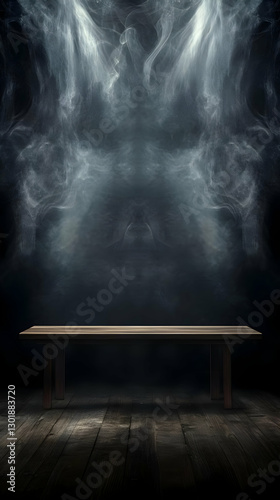 Dark Room Background Illust...