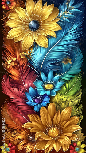 Illustration - Vibrant Flow...