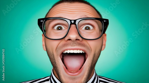 Photo - Man with Glasses, O...