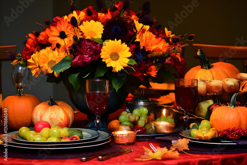 Photo Autumn Table Setting ...