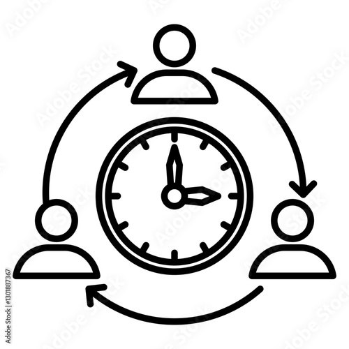 Realtime collaboration Icon
