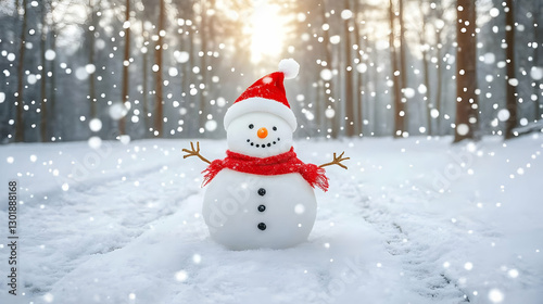 Photo Snowman Winter Snow F...