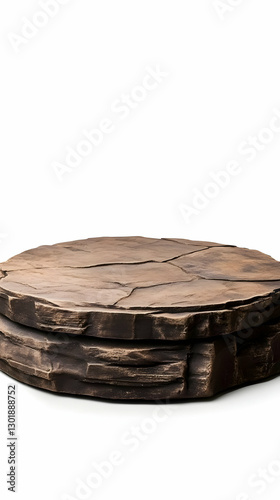Photo Empty Round Stone Pod...