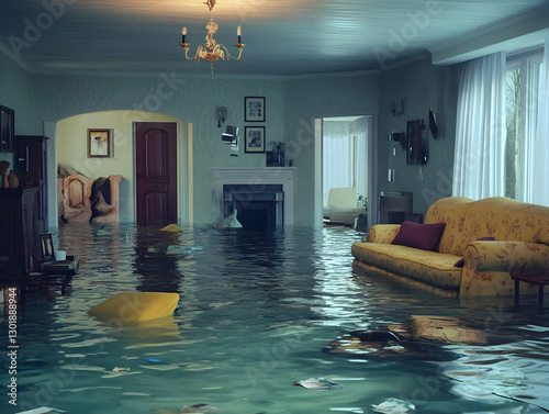 Illustration - Flooded Livi...