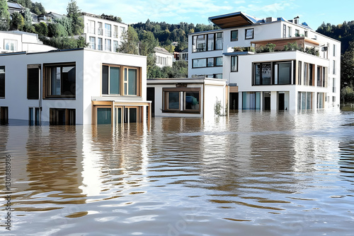 Photo Flooded Homes Climate...