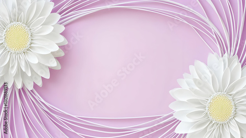 3D Illustration - White Flo...