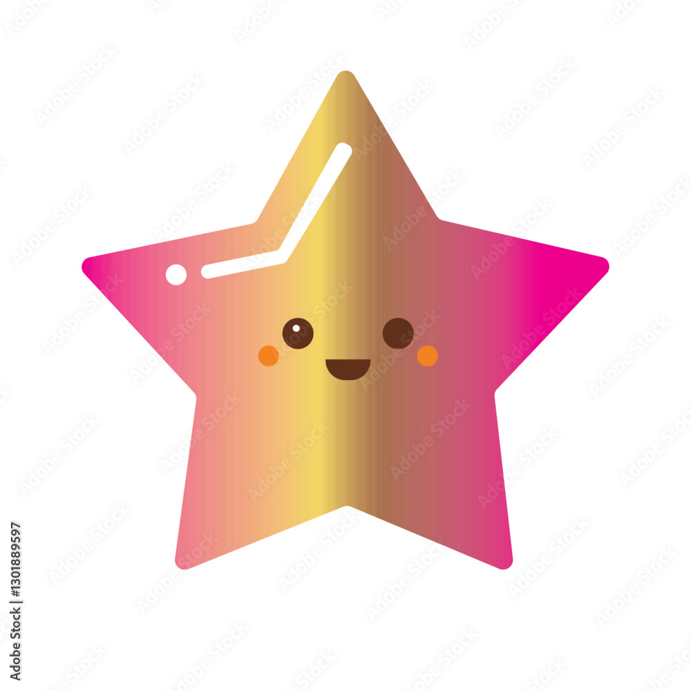 character star with three gradient colors
character star with three gradient colors