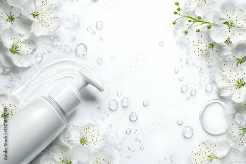 Photo - Cosmetic Bottle, Wh...