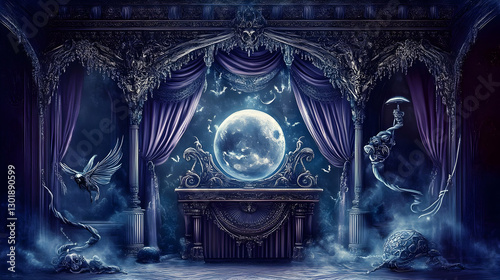 Mystical Moonlight Room Ill...